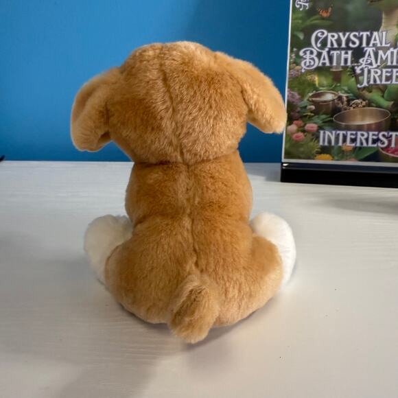 Ty Beanie Boo Franklin Dog • 6” Tan White Puppy Plush • Stuffed Animal EUC - Picture 4 of 5